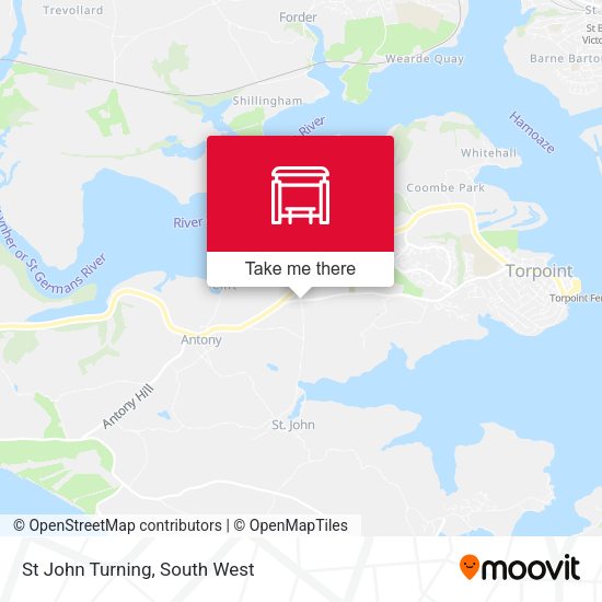 St John Turning map