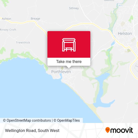 Wellington Road map
