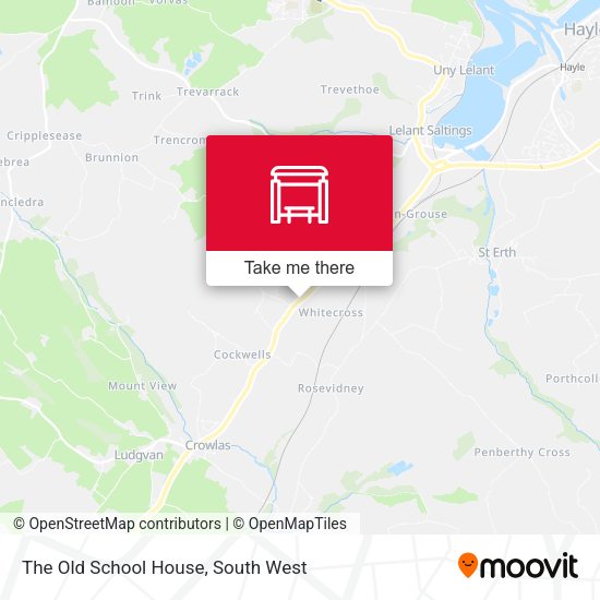 The Old School House map
