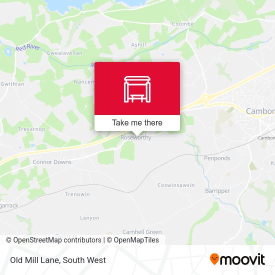 Old Mill Lane map