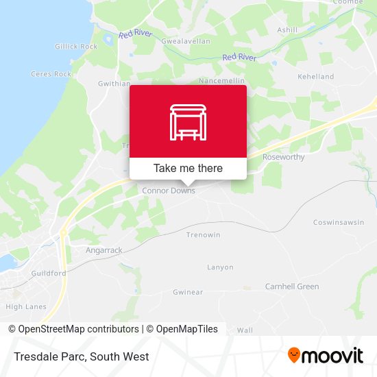 Tresdale Parc map