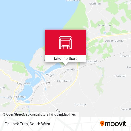 Phillack Turn map