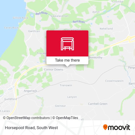 Horsepool Road map