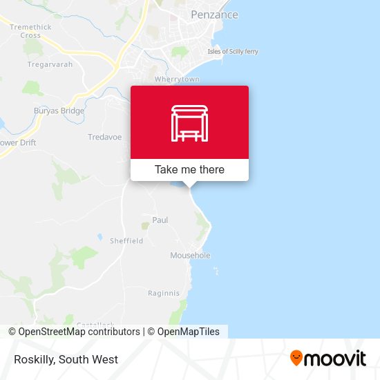Roskilly map