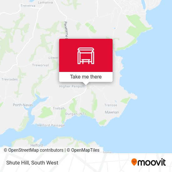 Shute Hill map