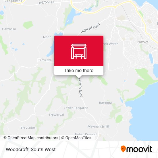 Woodcroft map