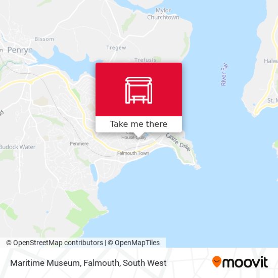 Maritime Museum, Falmouth map