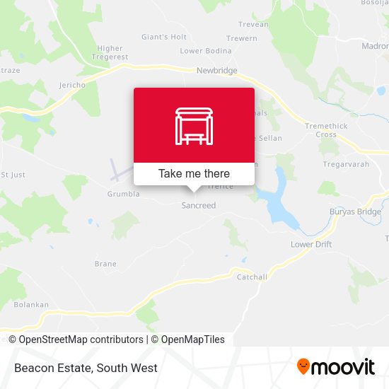 Beacon Estate map