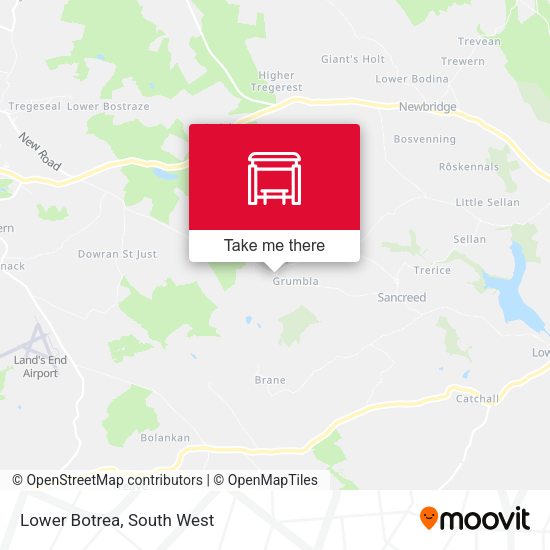 Lower Botrea map