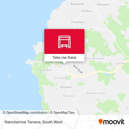 Nancherrow Terrace map