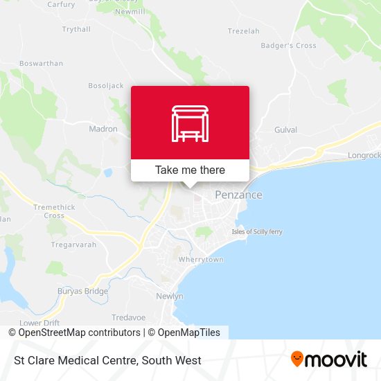 St Clare Medical Centre map