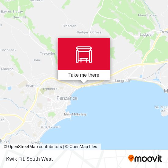 Kwik Fit map