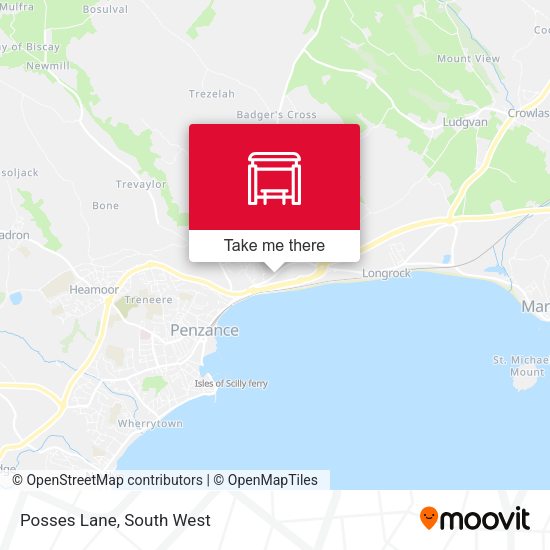 Posses Lane map