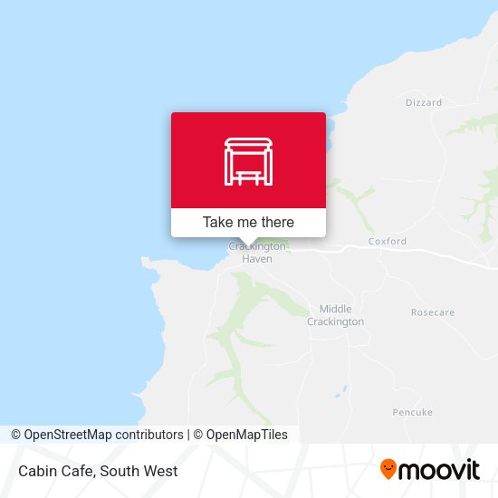 Cabin Cafe map