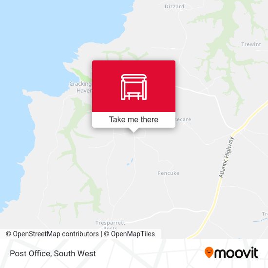 Post Office map