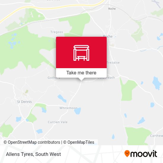 Allens Tyres map