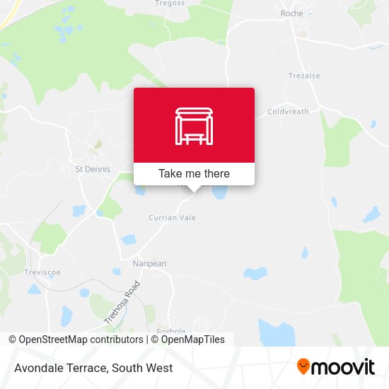 Avondale Terrace map