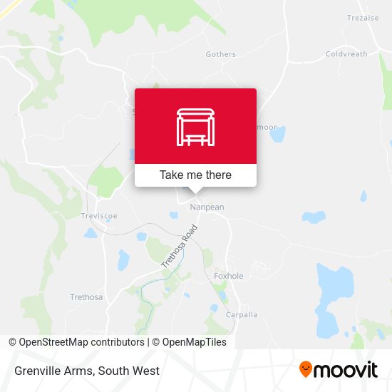 Grenville Arms map
