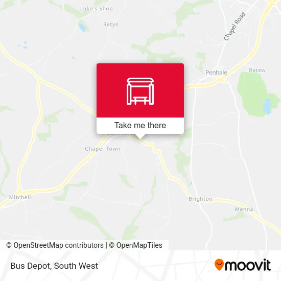 Bus Depot map