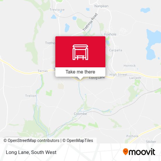 Long Lane map
