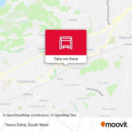 Tesco Extra map