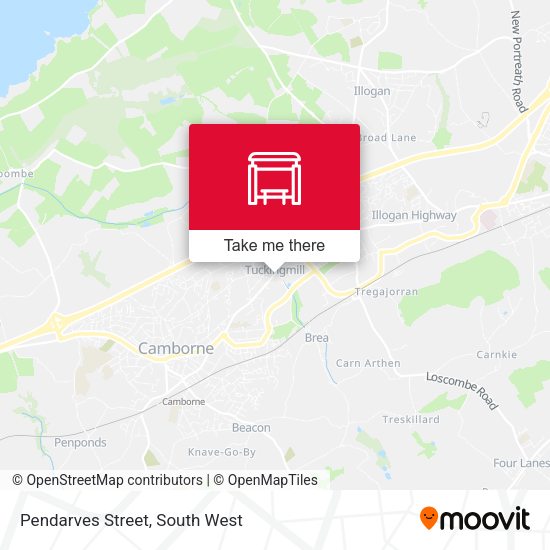 Pendarves Street map