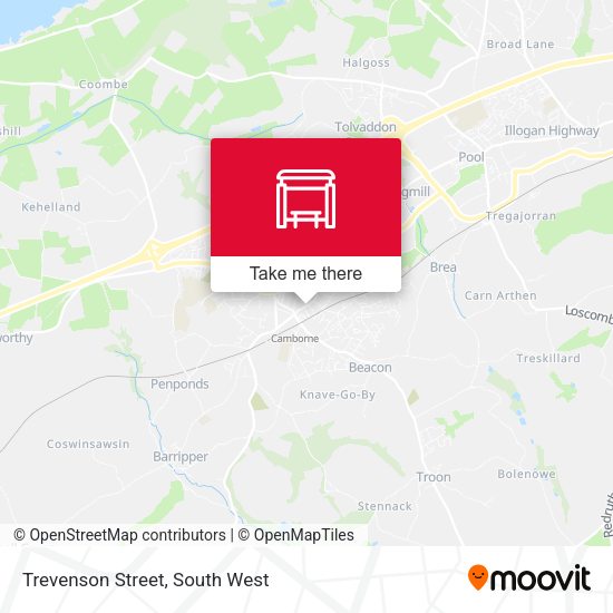 Trevenson Street map