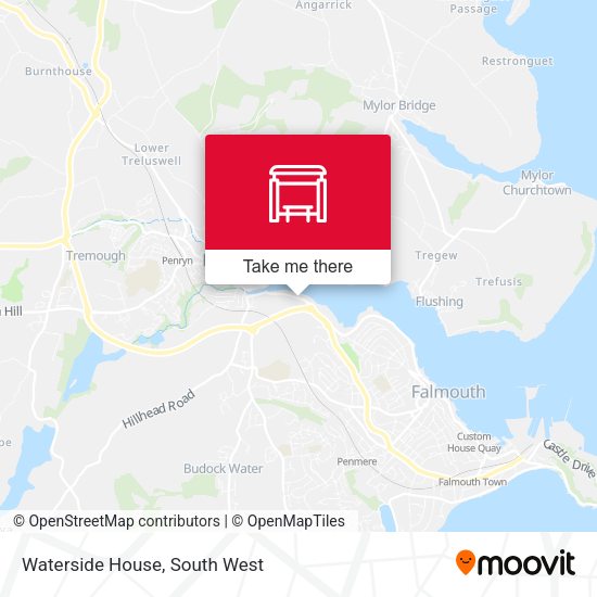 Waterside House map