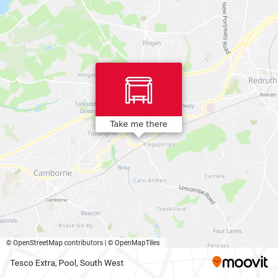 Tesco Extra, Pool map