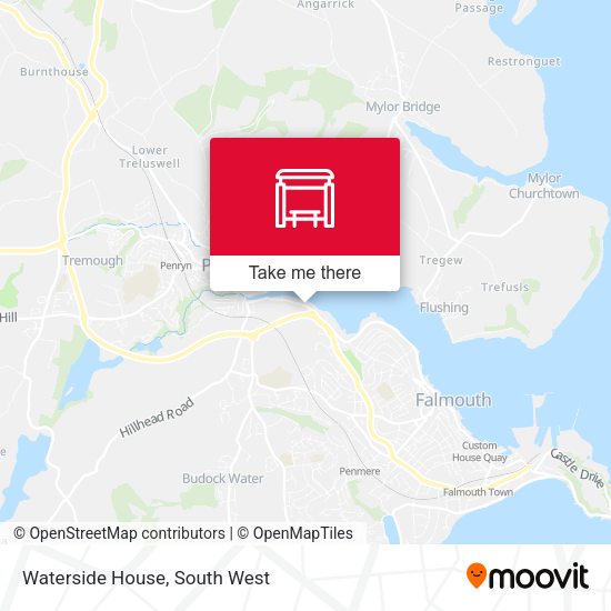 Waterside House map