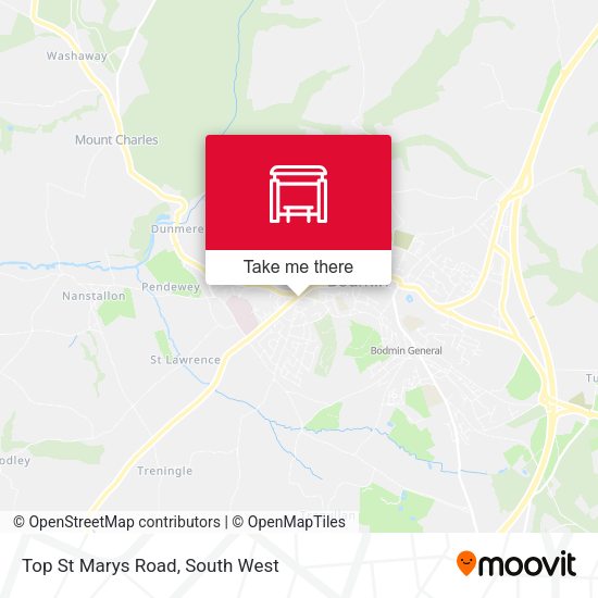 Top St Marys Road map