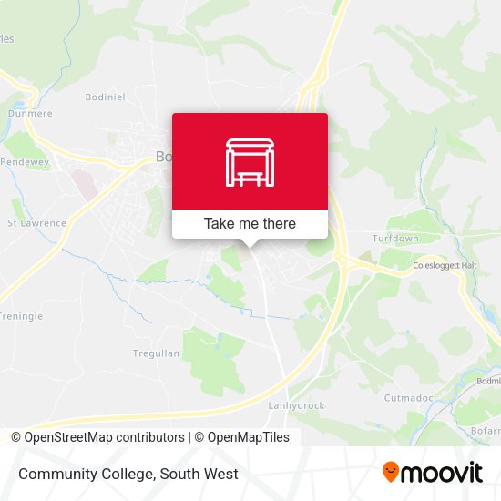 Community College map