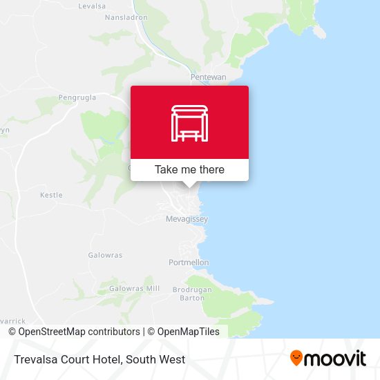 Trevalsa Court Hotel map