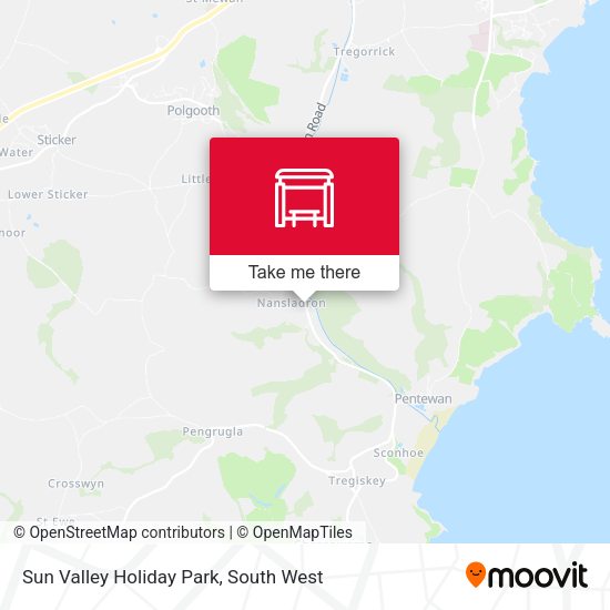 Sun Valley Holiday Park map
