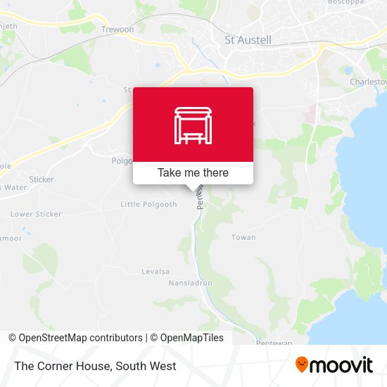 The Corner House map