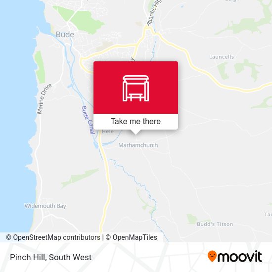 Pinch Hill map