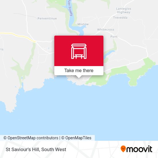 St Saviour's Hill map