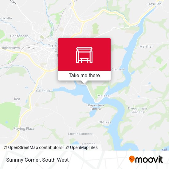 Sunnny Corner map