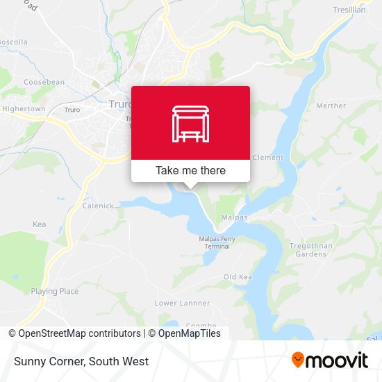 Sunny Corner map