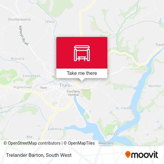 Trelander Barton map