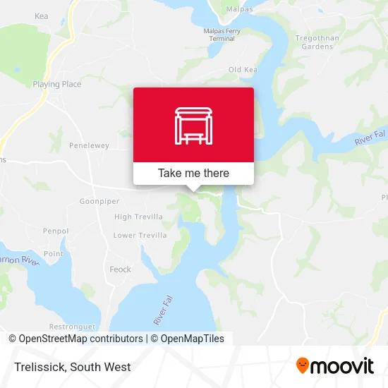 Trelissick map