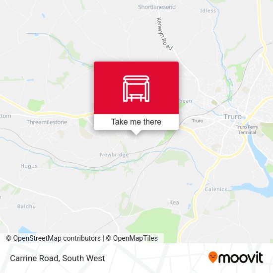 Carrine Road map