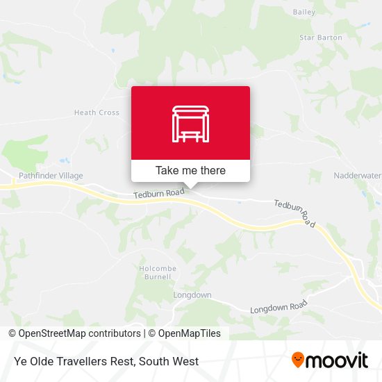 Ye Olde Travellers Rest map