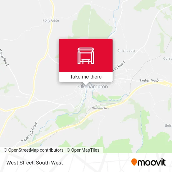 West Street map