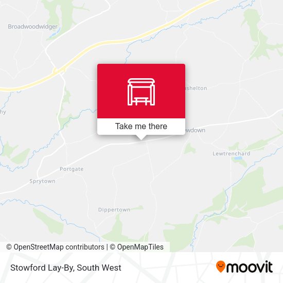 Stowford Lay-By map