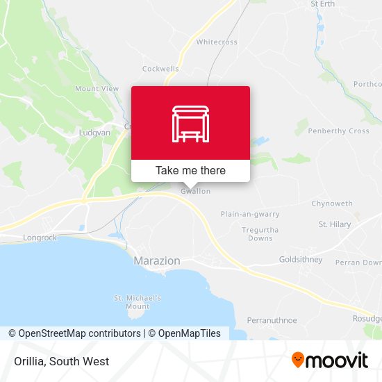 Orillia map