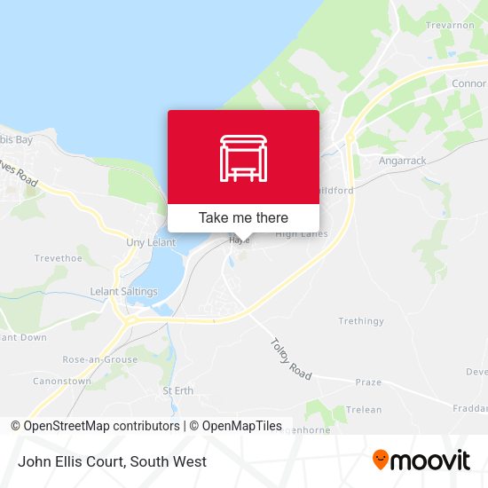 John Ellis Court map