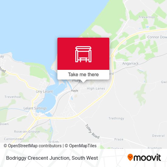 Bodriggy Crescent Junction map