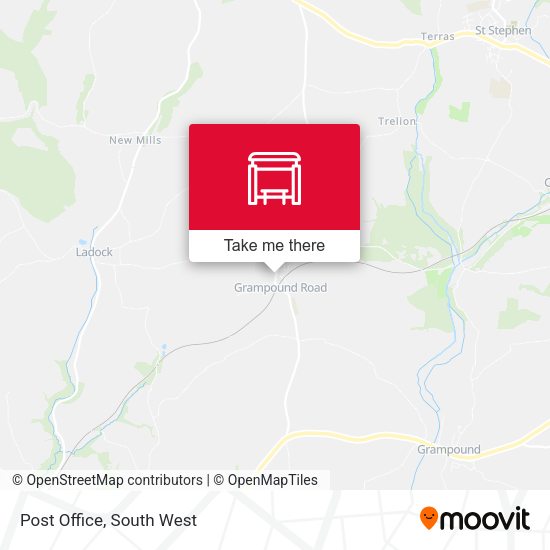 Post Office map