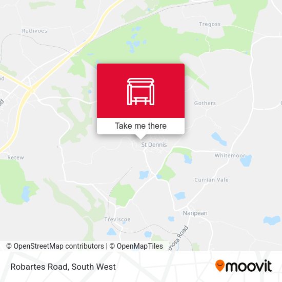 Robartes Road map
